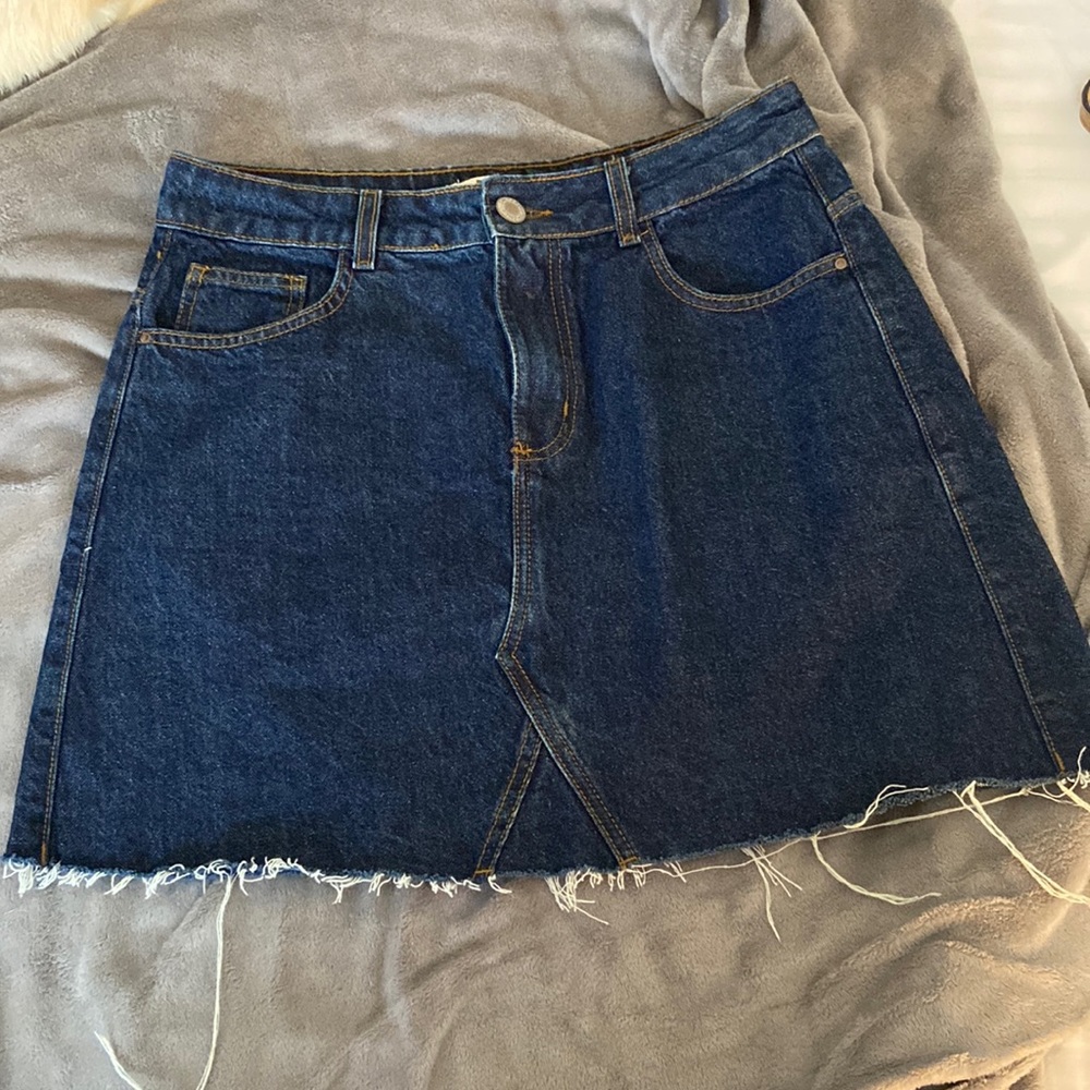 Pool jeans denim skirt.